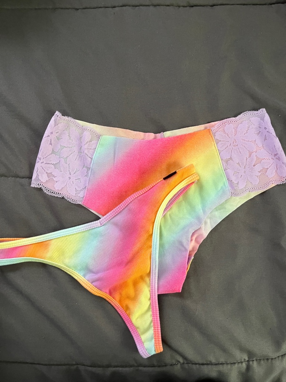 VS PINK tie dye undies